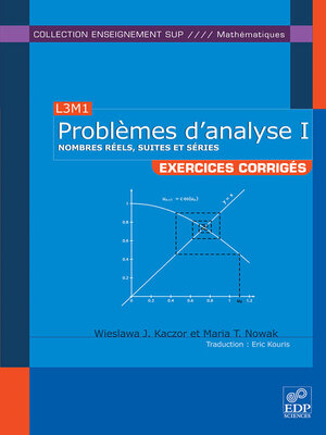 cover image of Problèmes d'analyse I--Nombres réels, suites et séries